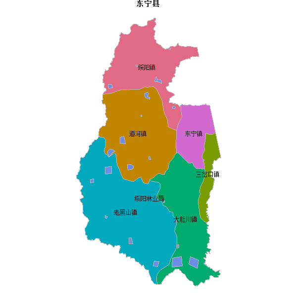 东宁县乡镇地图JSON数据百度坐标系(bd09).json