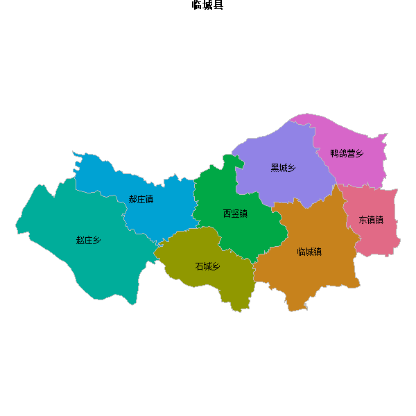 临城县乡镇地图JSON数据百度坐标系(bd09).json