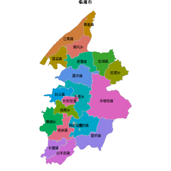 临湘市乡镇地图JSON数据火星坐标系(gcj02).json