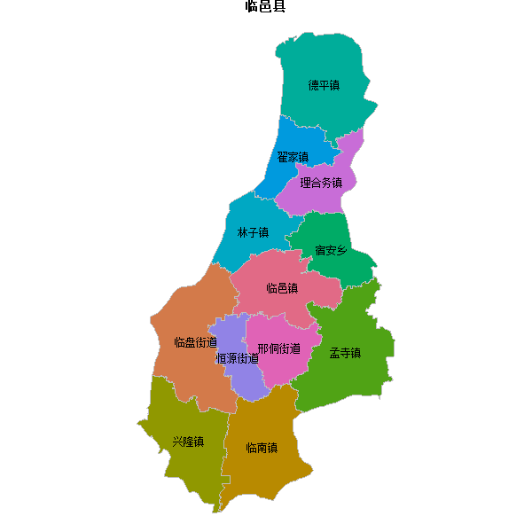 临邑县乡镇地图JSON数据火星坐标系(gcj02).json