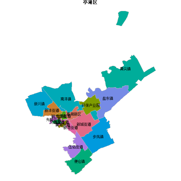 亭湖区乡镇地图JSON数据火星坐标系(gcj02).json