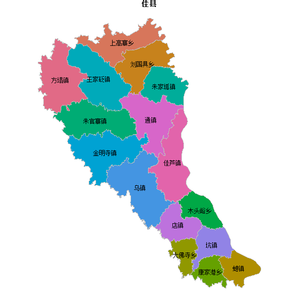 佳县乡镇地图JSON数据百度坐标系(bd09).json