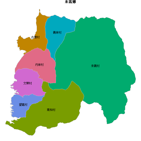 來義鄉乡镇地图JSON数据百度坐标系(bd09).json