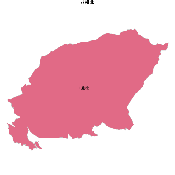 八鄉北乡镇地图JSON数据火星坐标系(gcj02).json