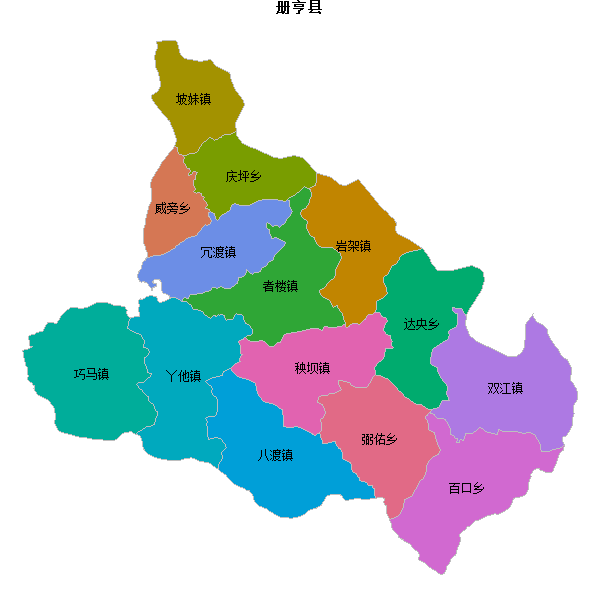 册亨县乡镇地图JSON数据百度坐标系(bd09).json