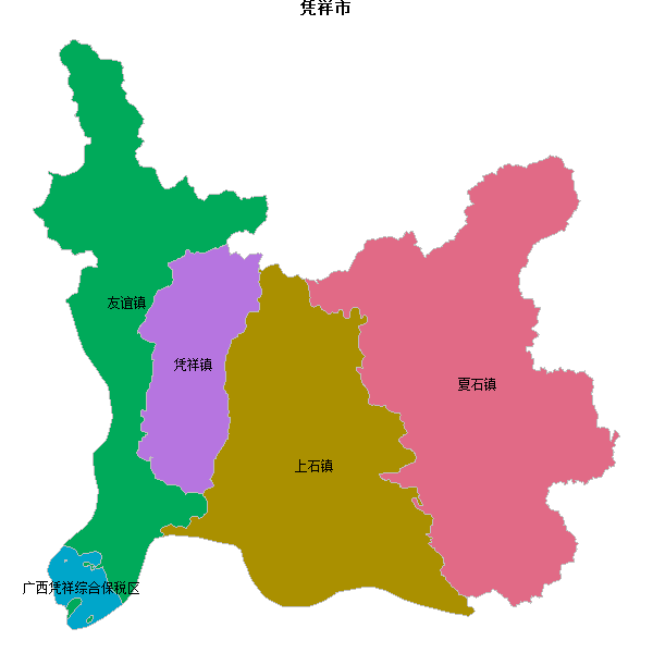 凭祥市乡镇地图JSON数据百度坐标系(bd09).json