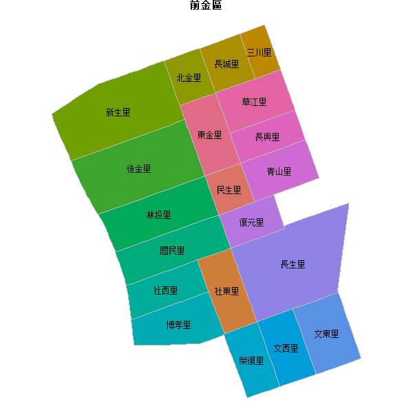 前金區乡镇地图JSON数据百度坐标系(bd09).json