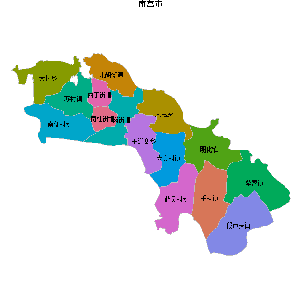 南宫市乡镇地图JSON数据百度坐标系(bd09).json