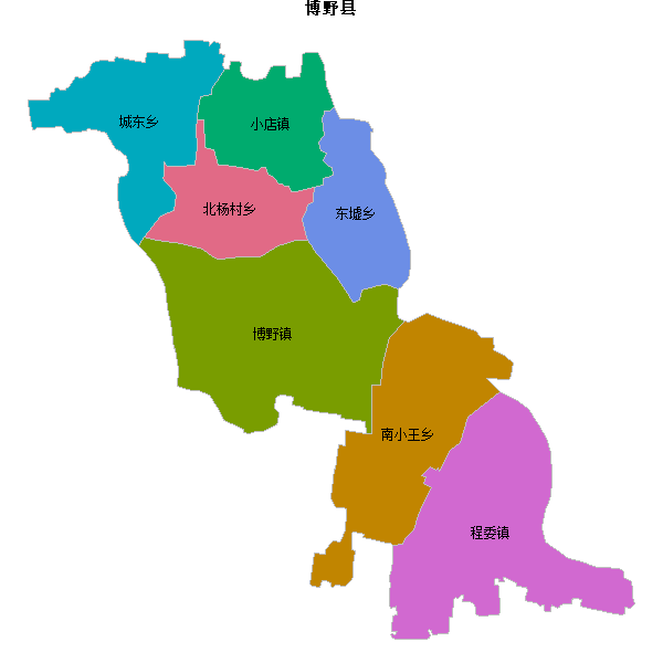 博野县乡镇地图JSON数据火星坐标系(gcj02).json
