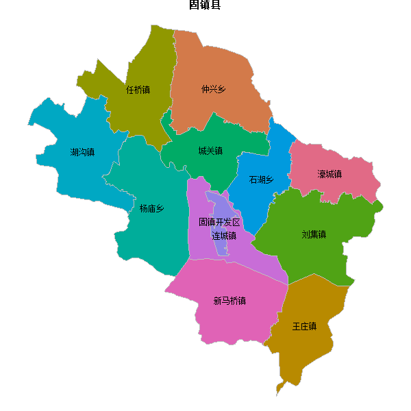 固镇县乡镇地图JSON数据火星坐标系(gcj02).json