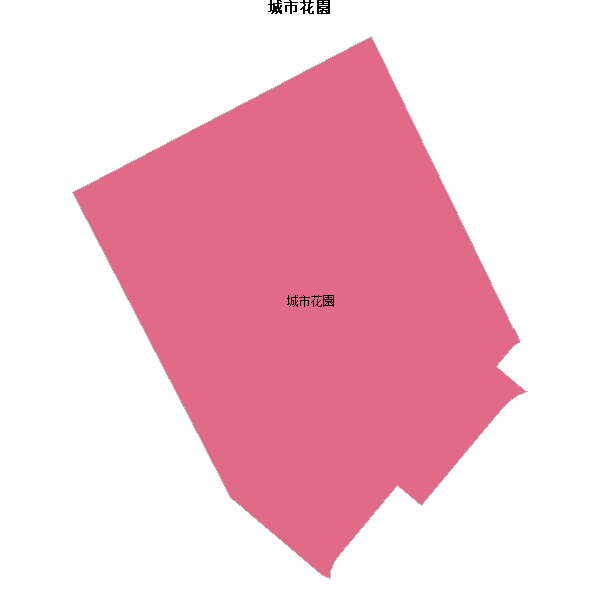 城市花園乡镇地图JSON数据百度坐标系(bd09).json