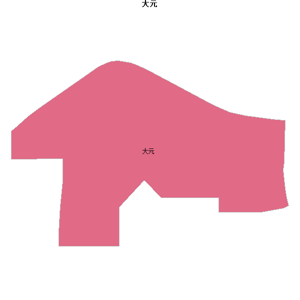 大元乡镇地图JSON数据百度坐标系(bd09).json