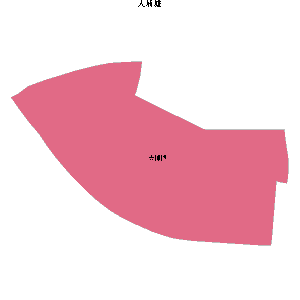 大埔墟乡镇地图JSON数据火星坐标系(gcj02).json