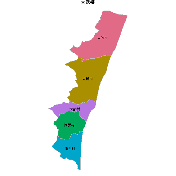 大武鄉乡镇地图JSON数据百度坐标系(bd09).json
