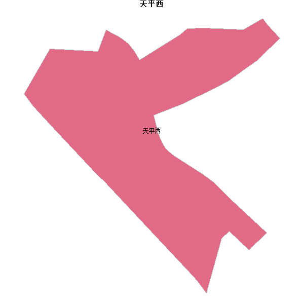 天平西乡镇地图JSON数据百度坐标系(bd09).json