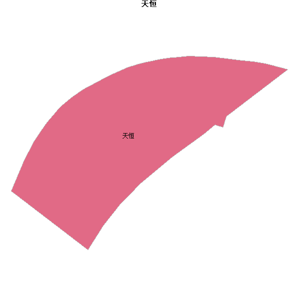 天恒乡镇地图JSON数据百度坐标系(bd09).json