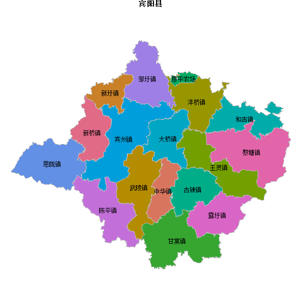 宾阳县乡镇地图JSON数据百度坐标系(bd09).json