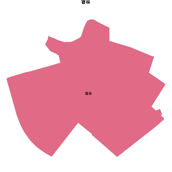 寶林乡镇地图shp数据百度坐标系(bd09).shp
