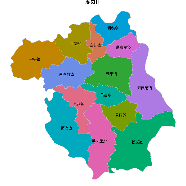 寿阳县乡镇地图JSON数据火星坐标系(gcj02).json