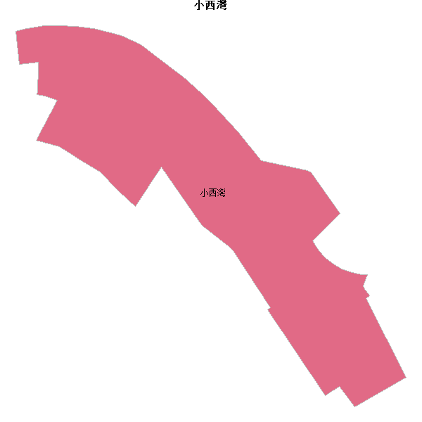 小西灣乡镇地图JSON数据百度坐标系(bd09).json