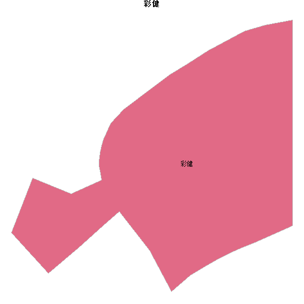 彩健乡镇地图shp数据百度坐标系(bd09).shp