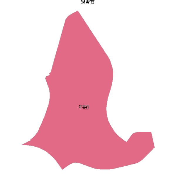 彩雲西乡镇地图JSON数据百度坐标系(bd09).json