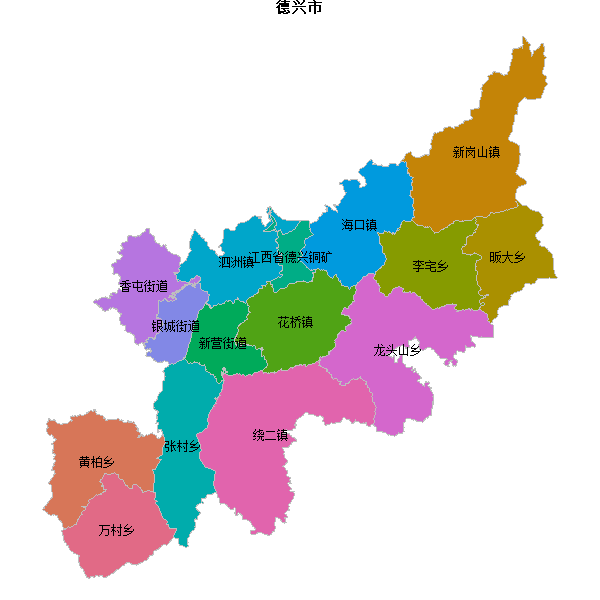德兴市乡镇地图JSON数据百度坐标系(bd09).json