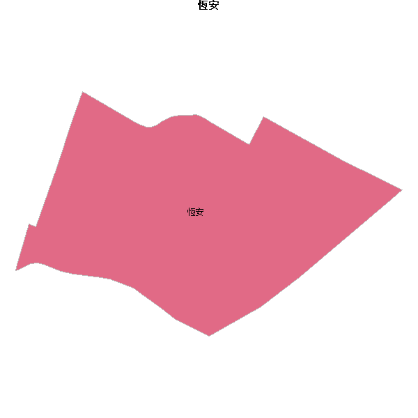恆安乡镇地图shp数据百度坐标系(bd09).shp