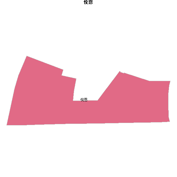 悅恩乡镇地图JSON数据火星坐标系(gcj02).json