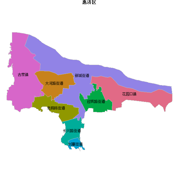 惠济区乡镇地图JSON数据火星坐标系(gcj02).json
