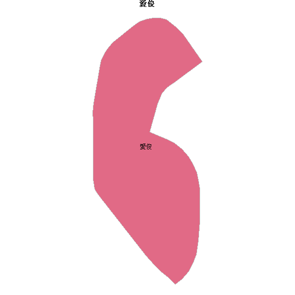 愛俊乡镇地图JSON数据火星坐标系(gcj02).json