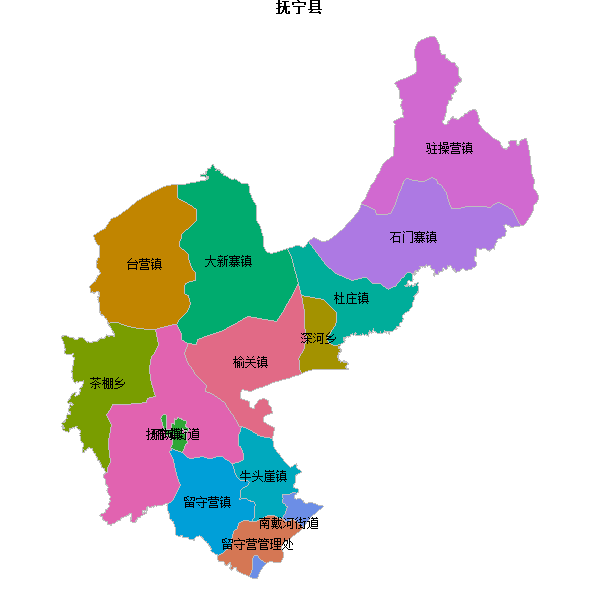 抚宁县乡镇地图JSON数据百度坐标系(bd09).json