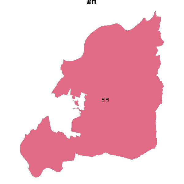 新田乡镇地图JSON数据火星坐标系(gcj02).json