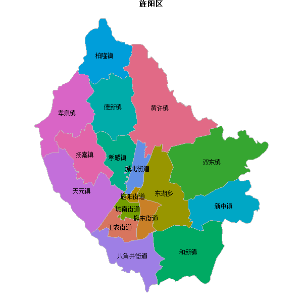 旌阳区乡镇地图shp数据百度坐标系(bd09).shp