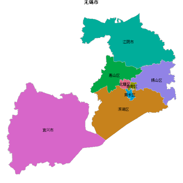 无锡市地图JSON数据火星坐标系(gcj02).json