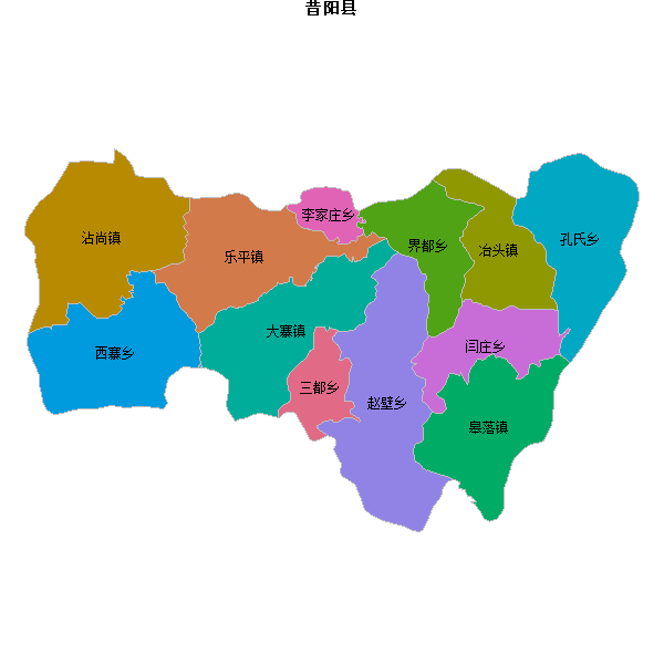 昔阳县乡镇地图JSON数据火星坐标系(gcj02).json