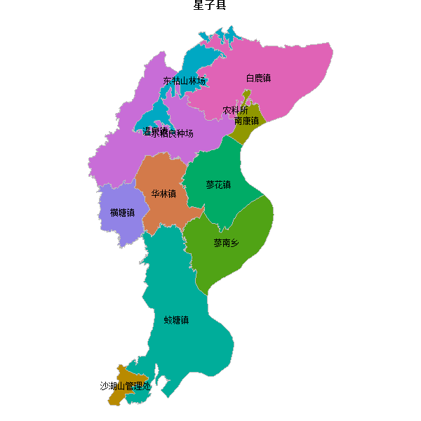 星子县乡镇地图JSON数据火星坐标系(gcj02).json