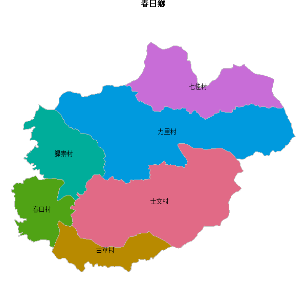 春日鄉乡镇地图JSON数据百度坐标系(bd09).json