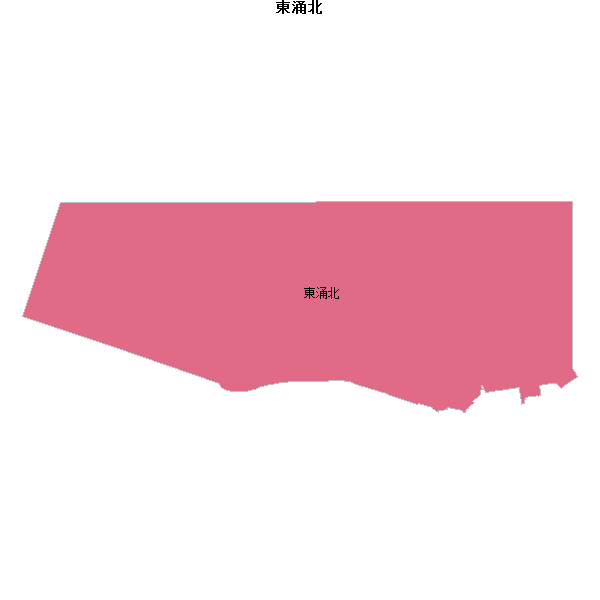 東涌北乡镇地图JSON数据百度坐标系(bd09).json