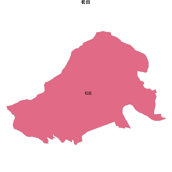 松田乡镇地图JSON数据火星坐标系(gcj02).json