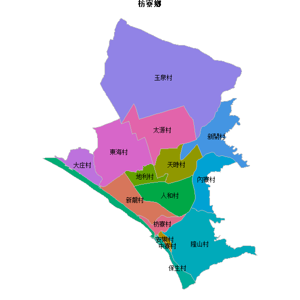 枋寮鄉乡镇地图JSON数据百度坐标系(bd09).json