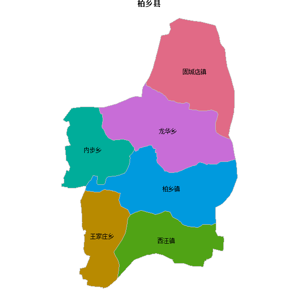 柏乡县乡镇地图JSON数据百度坐标系(bd09).json