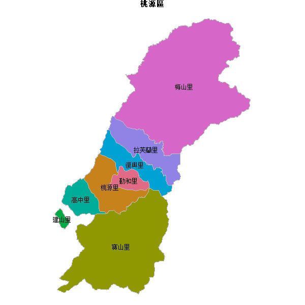 桃源區乡镇地图JSON数据火星坐标系(gcj02).json