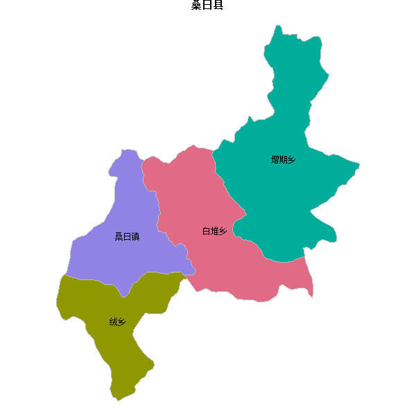 桑日县乡镇地图JSON数据火星坐标系(gcj02).json