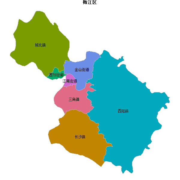 梅江区乡镇地图JSON数据百度坐标系(bd09).json