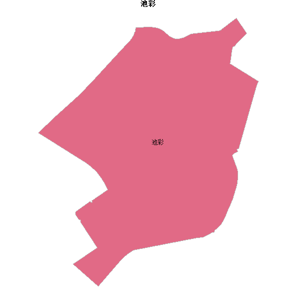 池彩乡镇地图JSON数据火星坐标系(gcj02).json