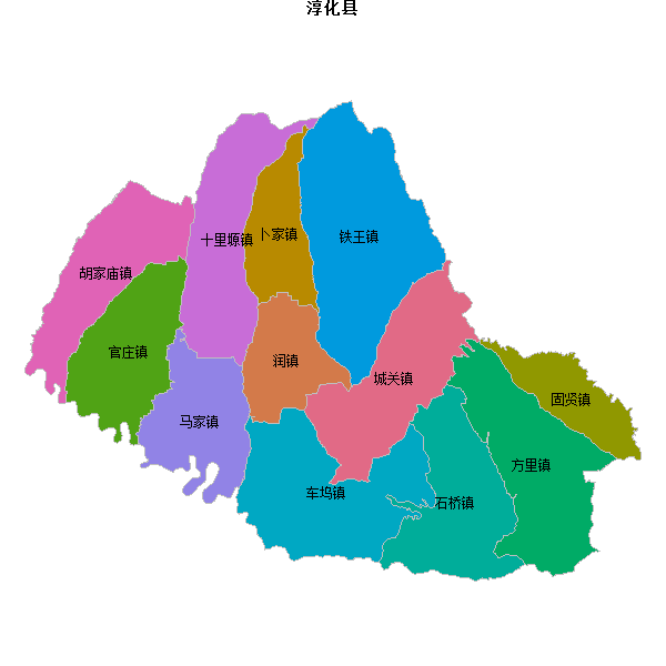 淳化县乡镇地图JSON数据火星坐标系(gcj02).json