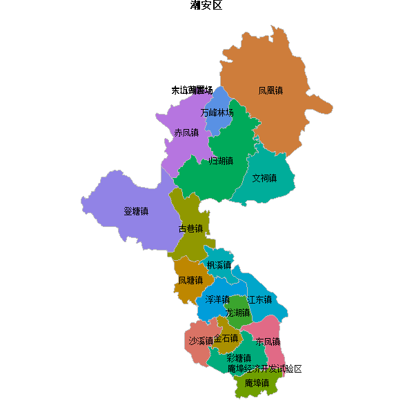 潮安区乡镇地图JSON数据百度坐标系(bd09).json