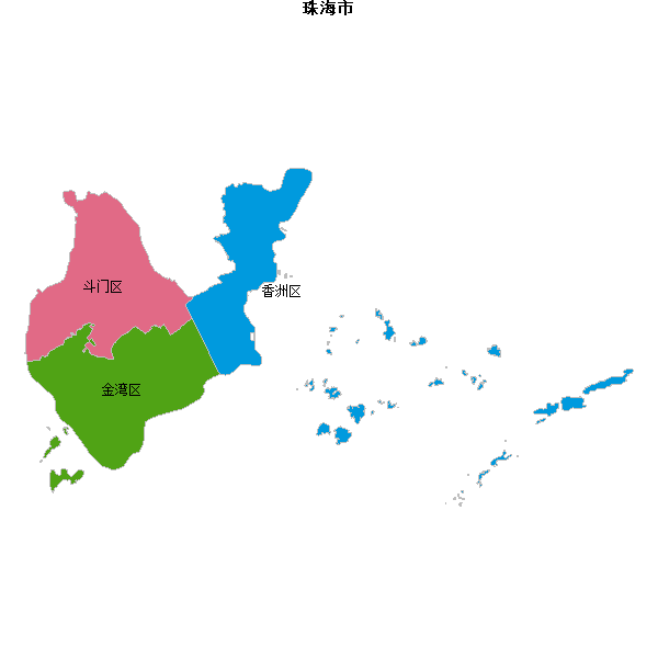 珠海市地图JSON数据火星坐标系(gcj02).json