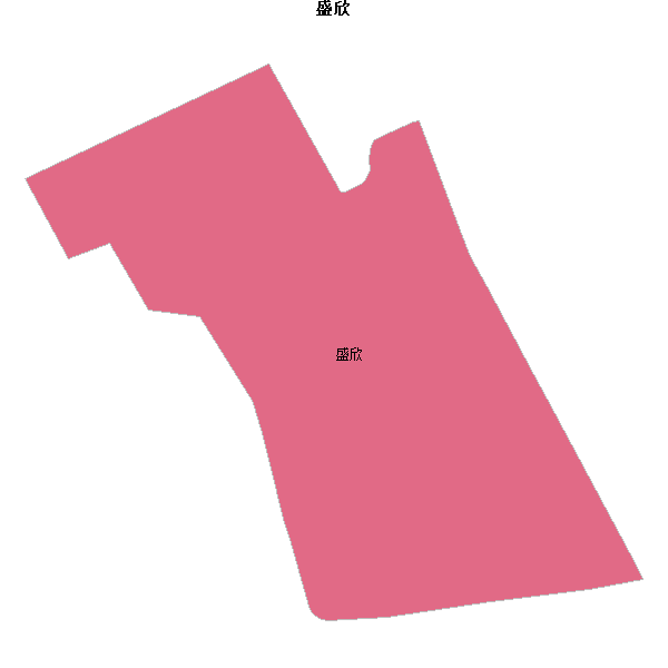 盛欣乡镇地图JSON数据火星坐标系(gcj02).json